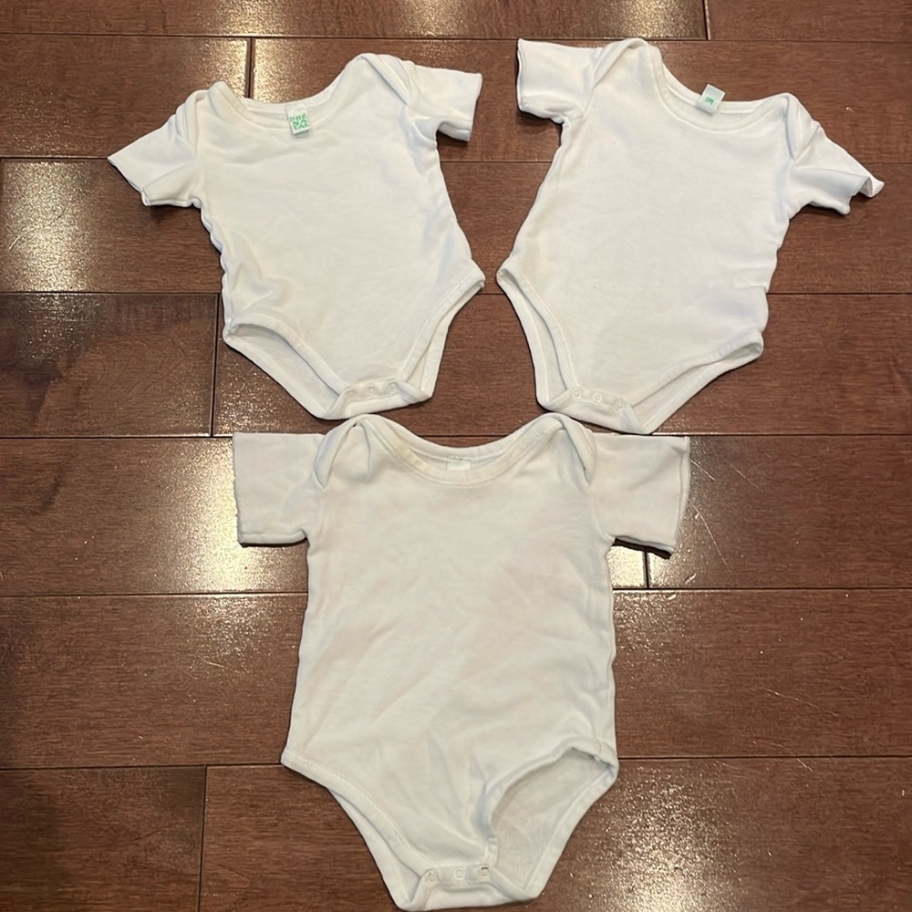 Prenatal White Baby Undershirts